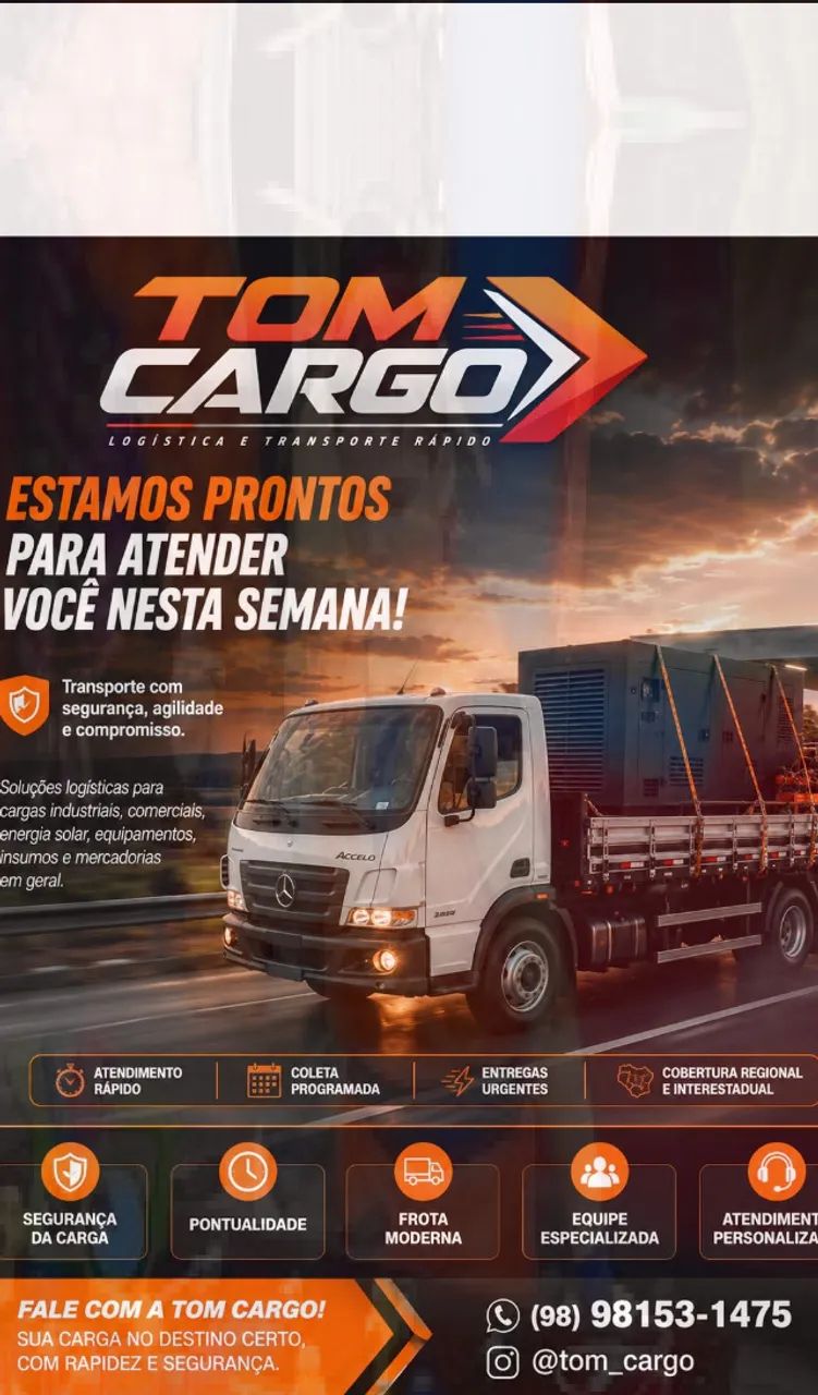 frete de cargas: serviço disponível a preços imbatíveis! chame agora mesmo!