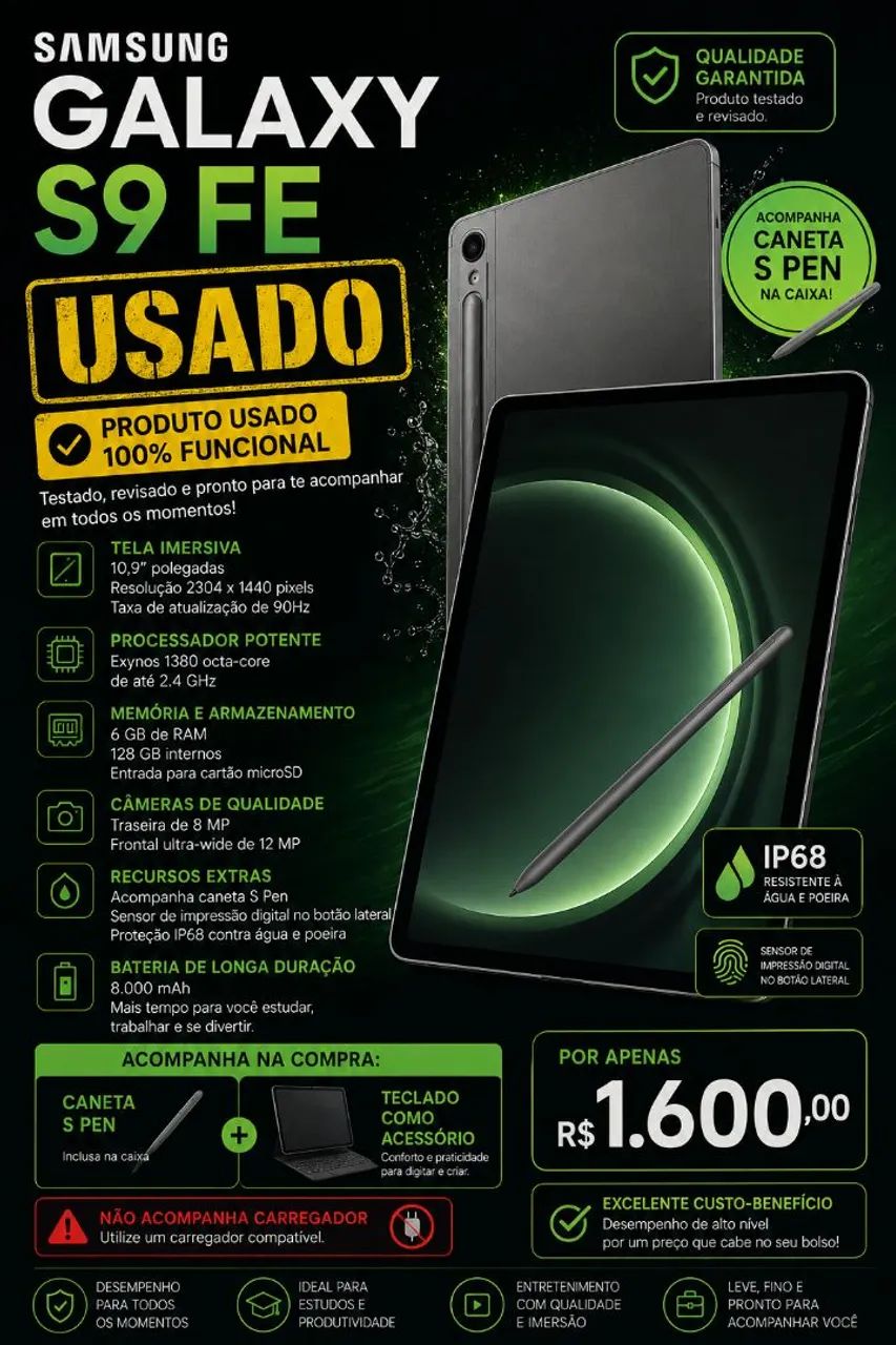 Tablet Samsung S9 FE