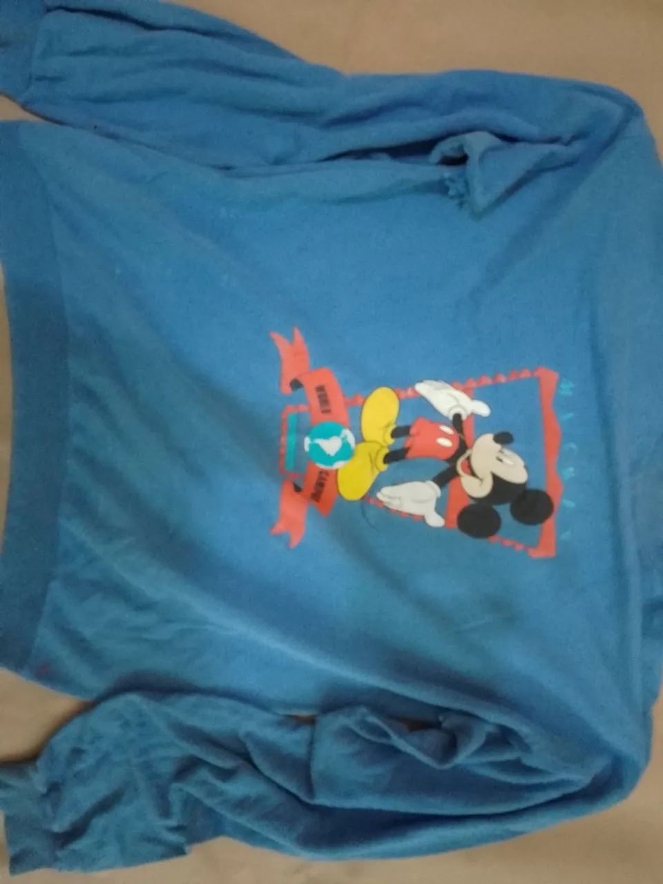 Blusa Mickey + Blusa Patolino + Tênis Kappa Roxo e Tênis Nike Preto 