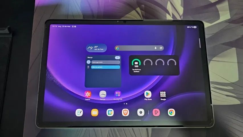 Samsung Galaxy Tab S9 FE 128GB - Completo + NF + Capa Original