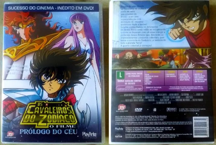 Cavaleiros do Zodiaco - Episódio Zero + Prólogo do Céu - 2 DVDs - Foto 2