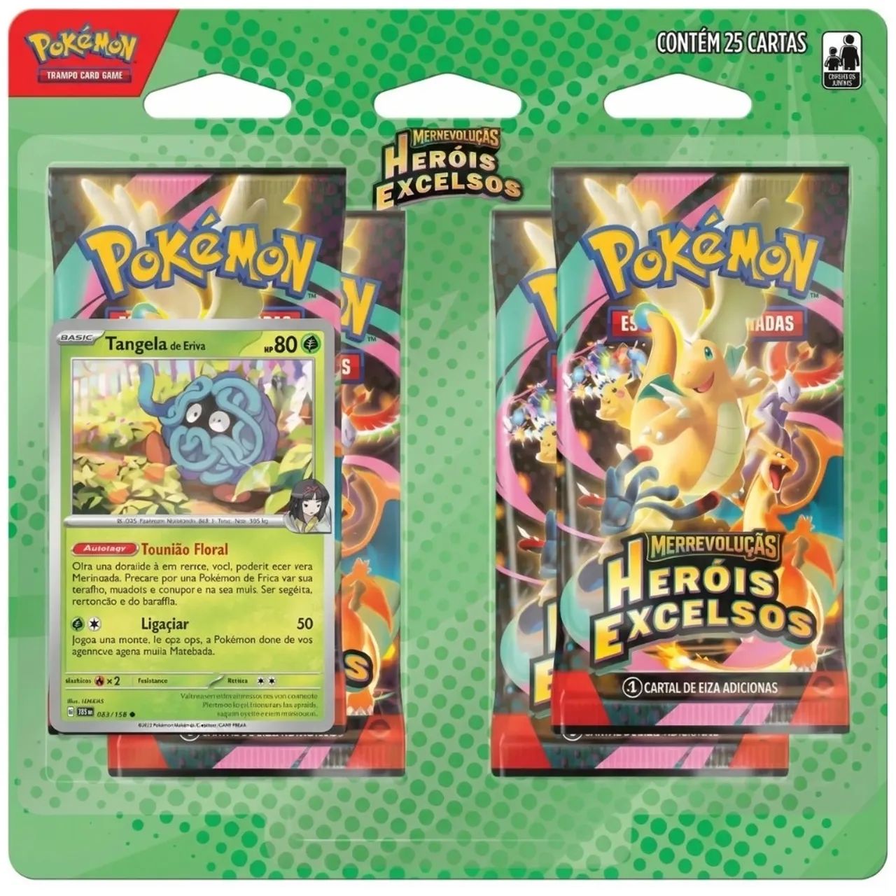 BLISTER QUÁDRUPLO MEGAEVOLUÇÃO HERÓIS EXCELSOS (valor por cada pack com 4 booster) - Foto 4