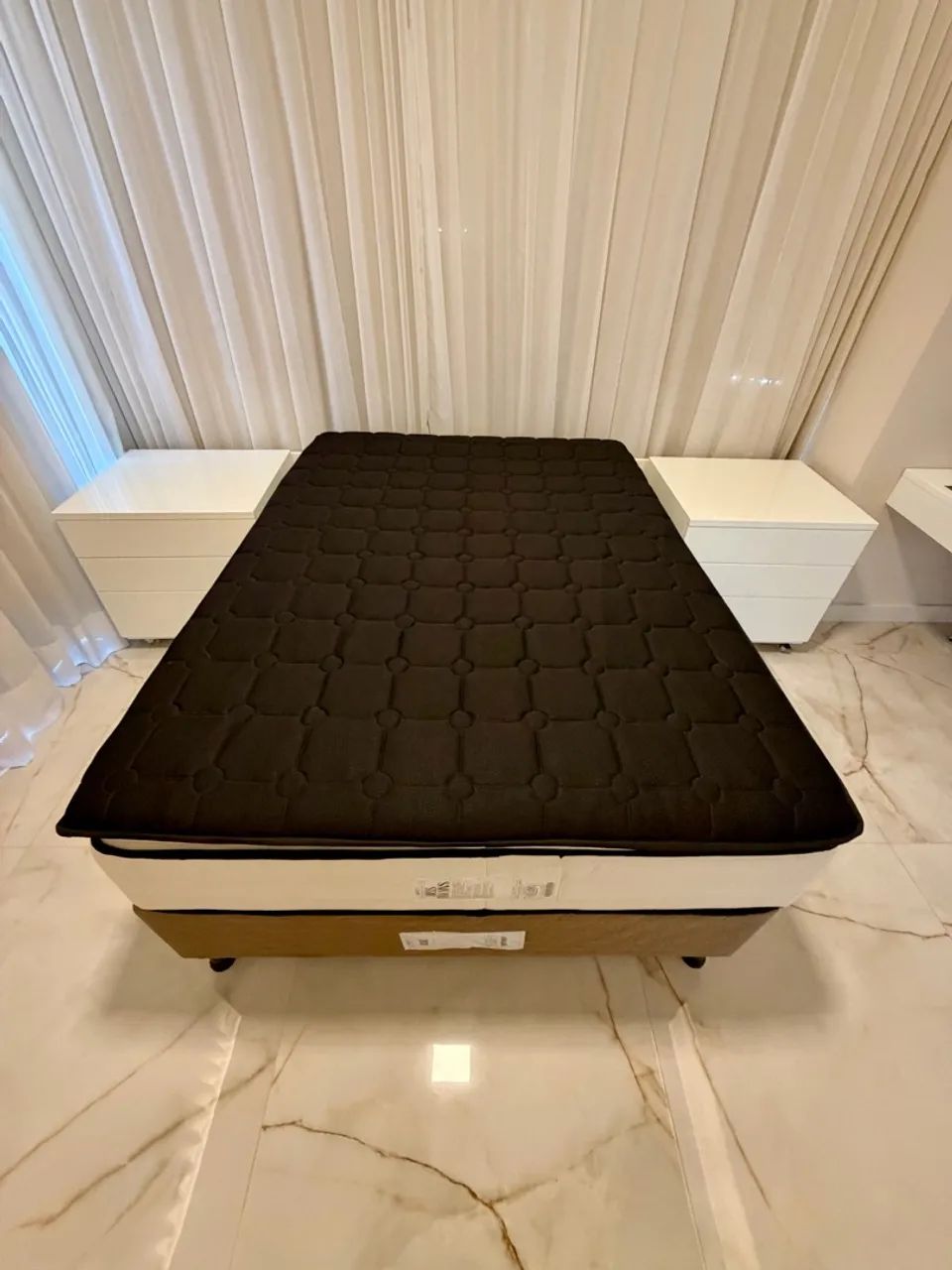 Cama box + Colchão - Nova - Foto 4