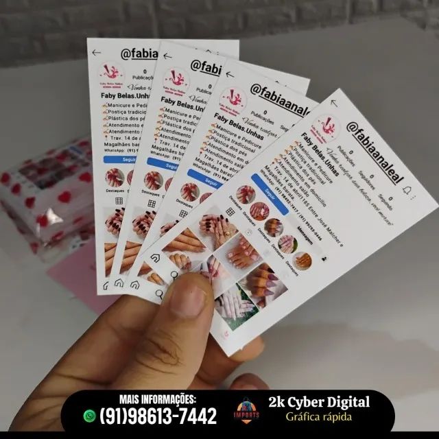 Cartão de Visita 9x5 Frente e Verso