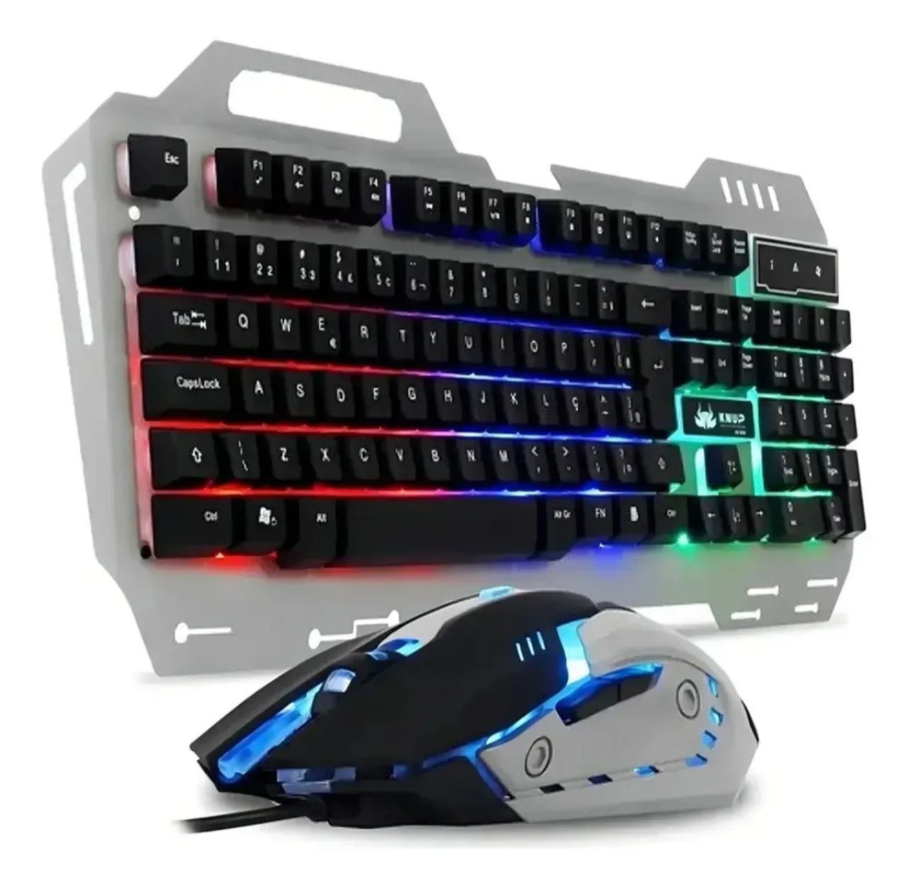 Teclado kit Gamer iluminação led - Foto 2