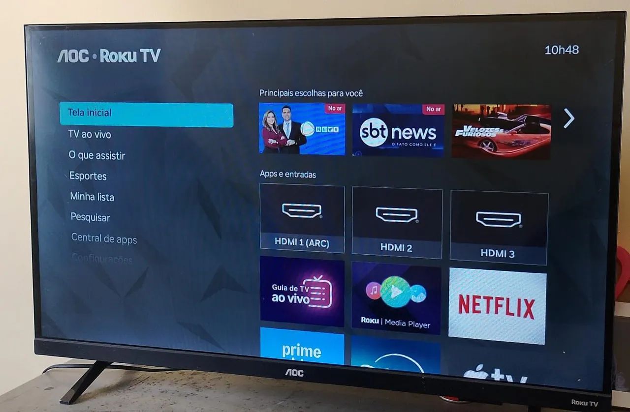 Smart Tv AOC Roku 32 " - Foto 4