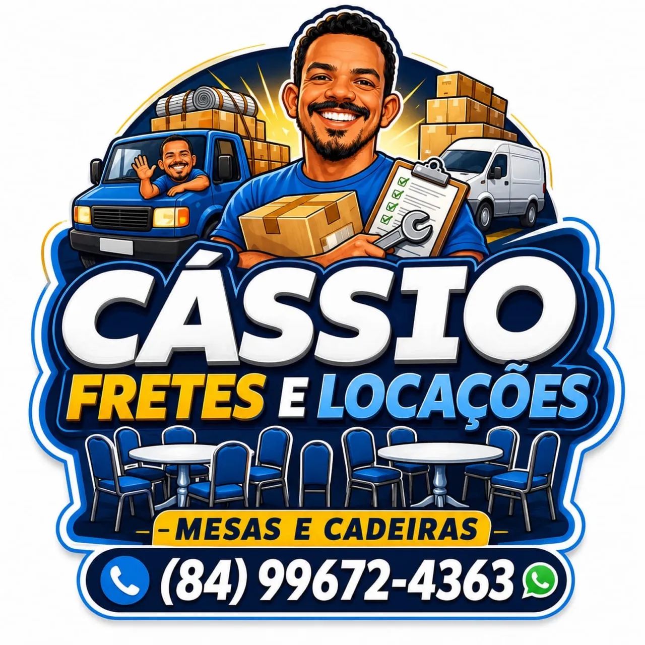 Aluguel de mesas e cadeiras  - Foto 2