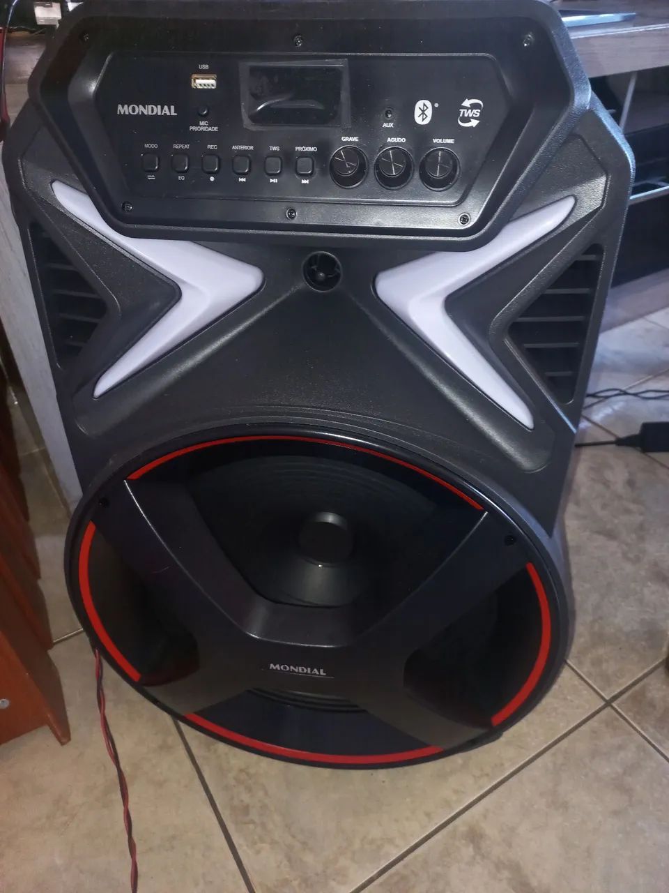 Caixa de som de 700 watts zerada sem uso,  - Foto 5