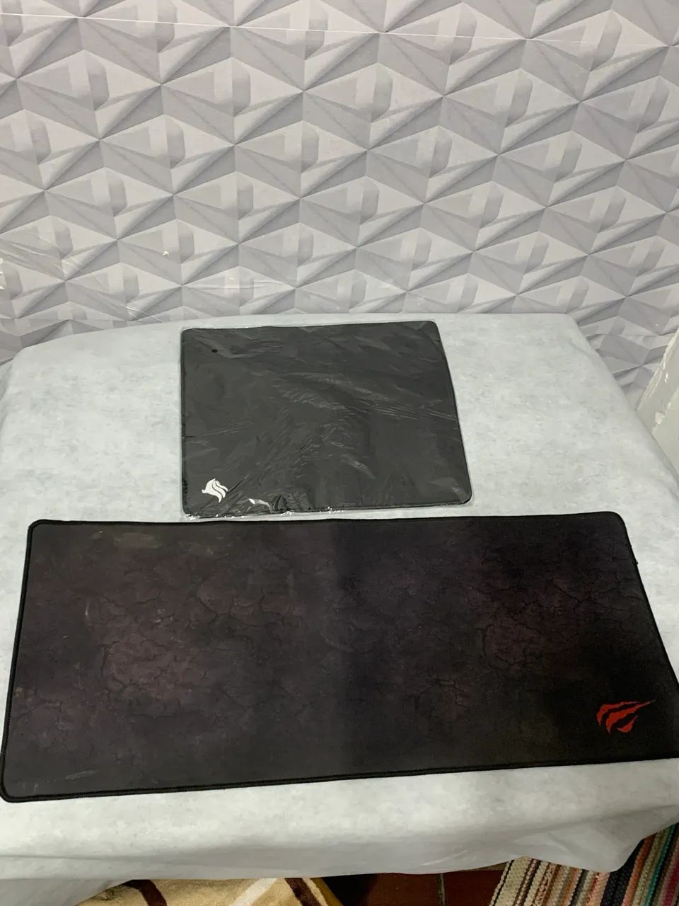 Mouse Pad Gamer Grande Antiderrapante + Mouse Pad Pequeno 