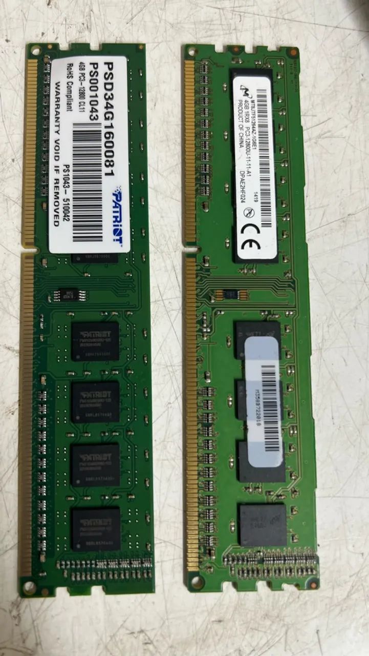 2 memória DDR3 4GB