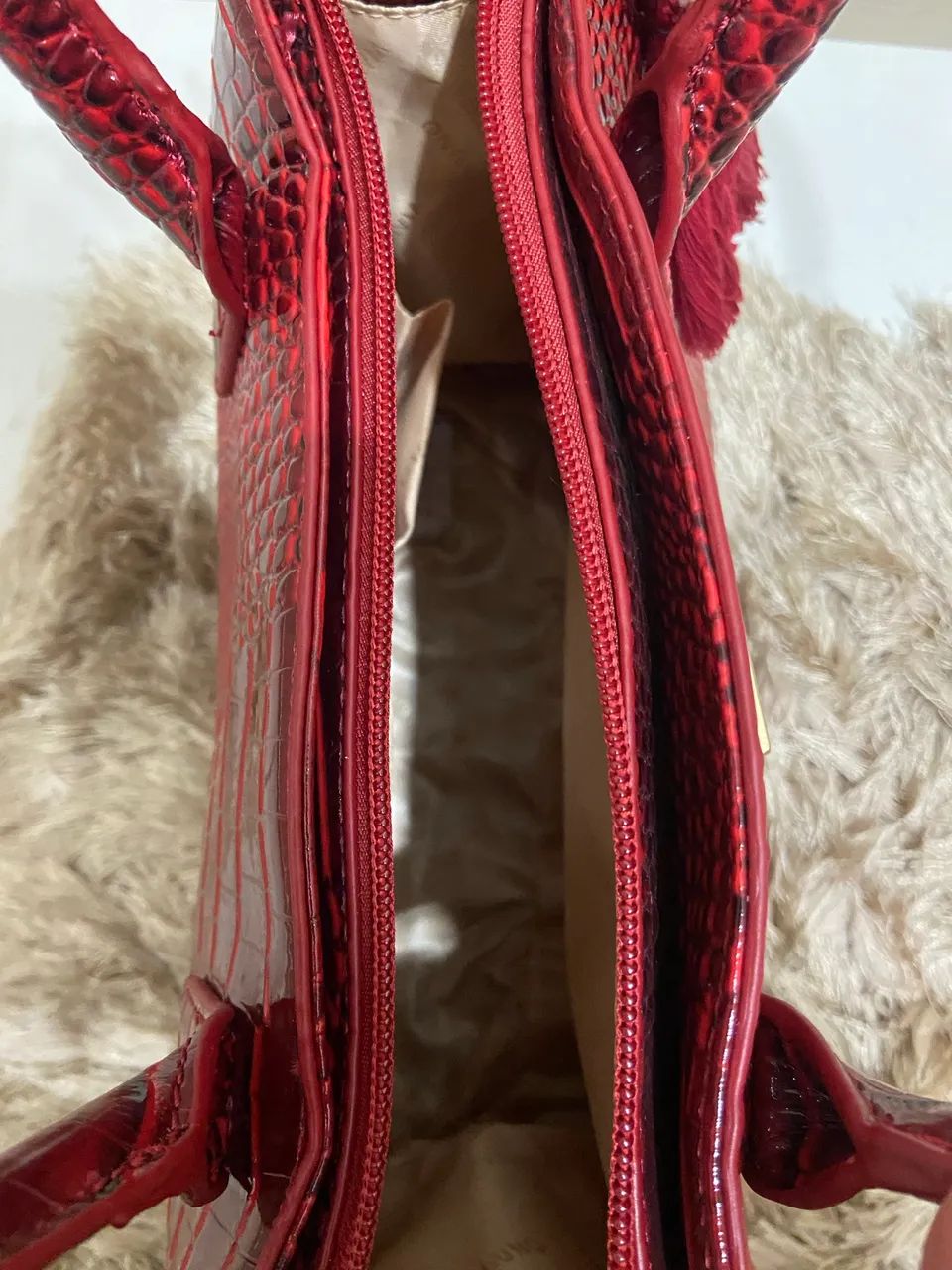 Bolsa Croco Via Uno - Foto 4