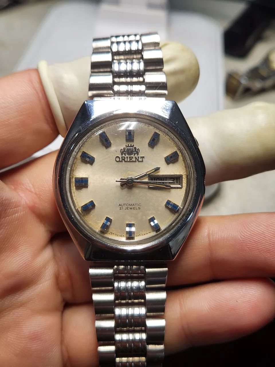 RELÓGIO ORIENT AUTOMÁTICO ANOS 60/70