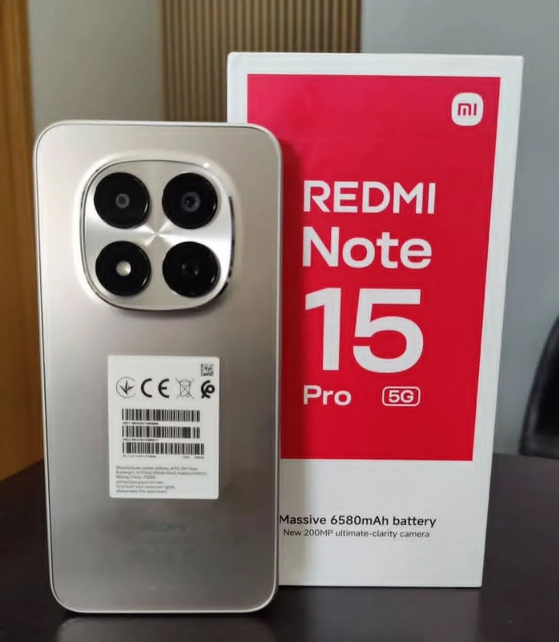 XIAOMI REDMI NOTE 15 PRO 5G TITANIUM NA CAIXA COM NF - Foto 5