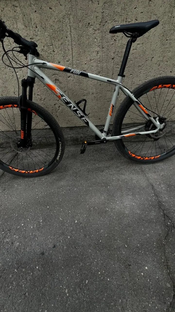 Bicicleta Sense Fun Aro 29 - Cinza e Laranja - Foto 3