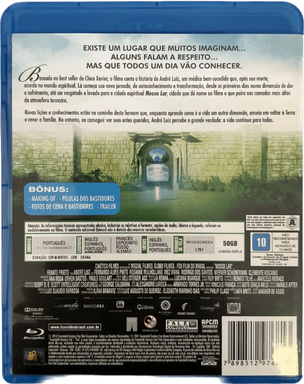 Nosso Lar e Os Simpsons - Filme em Blu-ray  - Foto 3