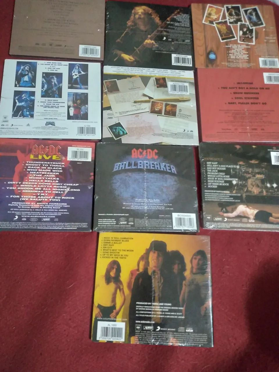 Combaço 10 Cds Ac/dc Lacrados Edição Digipack Remaster - Foto 2