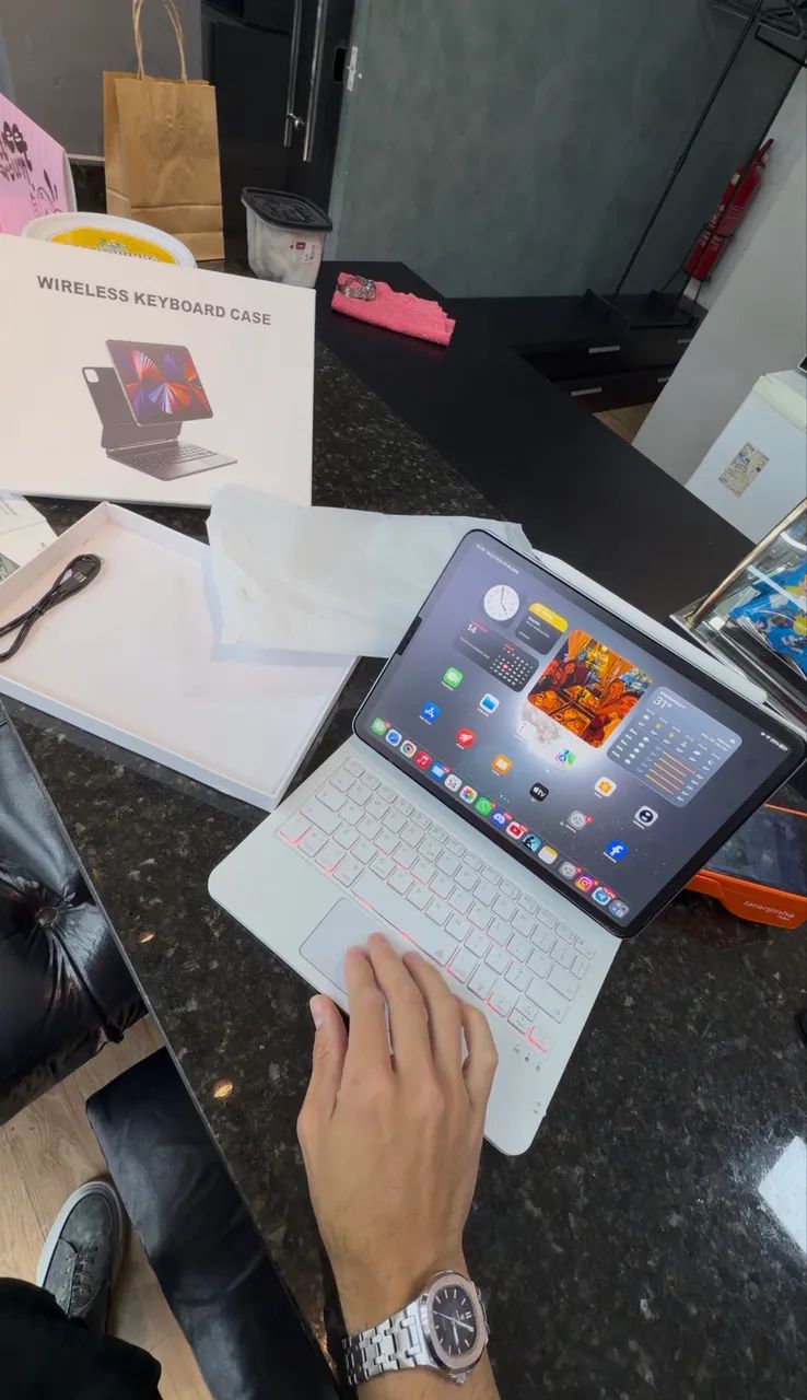 Capa Teclado para Ipad Pro de 11 polegadas - Foto 5