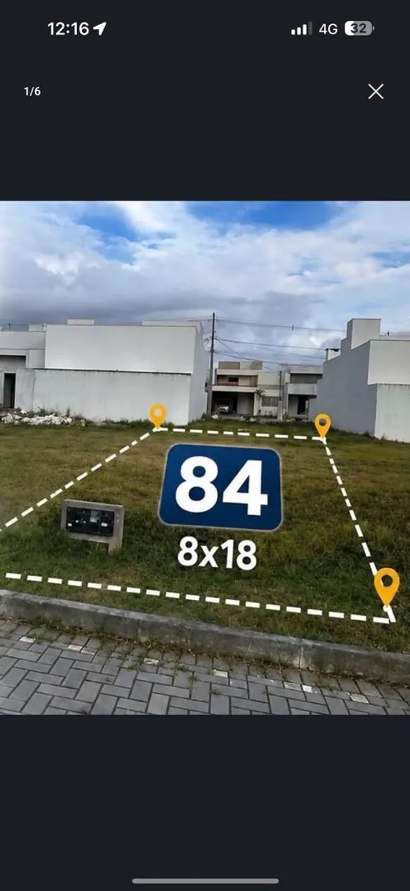 Lote 144m² à venda no Portal do Lago em Itabaiana SE - Foto 2