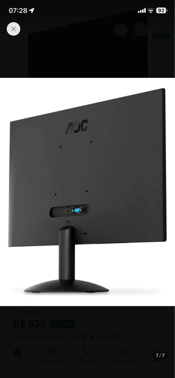 Monitor AOC 21? novo  - Foto 2