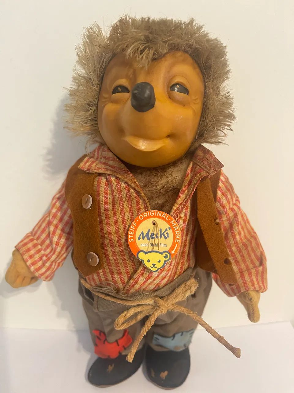Mecki Steiff Original Antigo - Foto 4