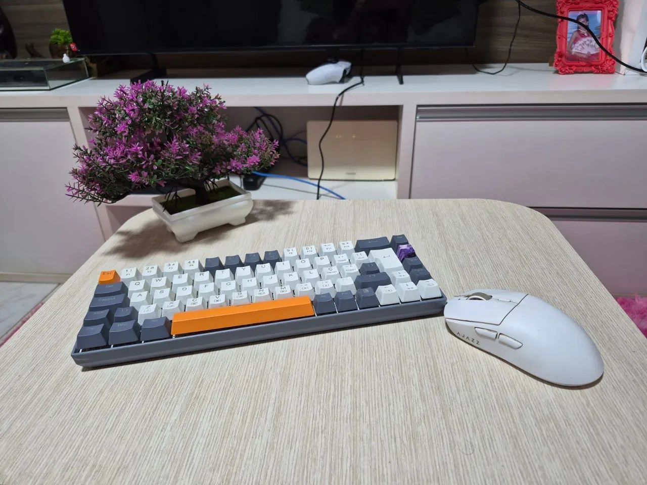 Kit teclado e-yooso+mouse ajazz 139 pro e Bonsai