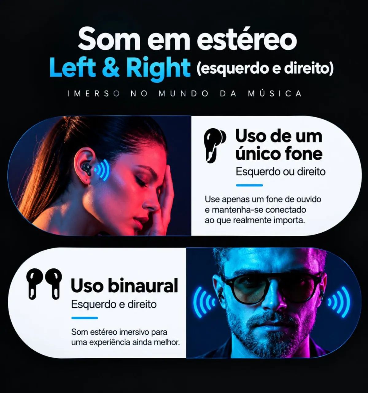 Fones de ouvido bluetooth  - Foto 5