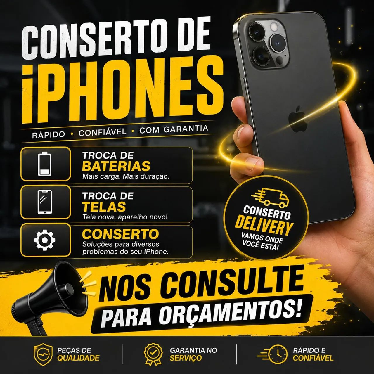 Conserto de iPhones Delivery