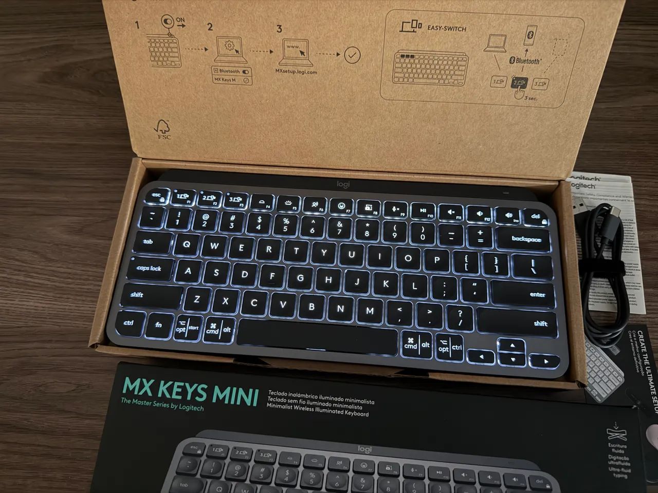 Teclado Logitech Mx Keys Mini - Foto 3