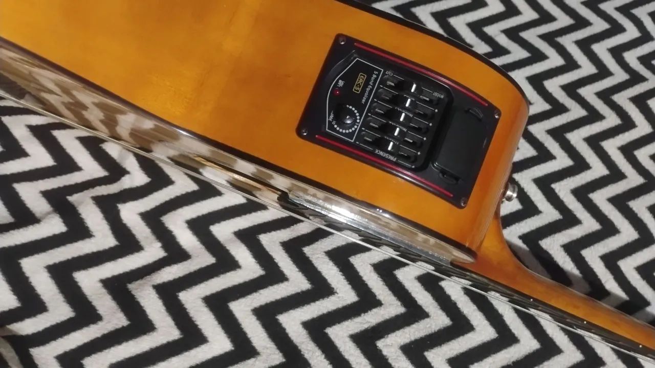 Violão Elétrico Zebra