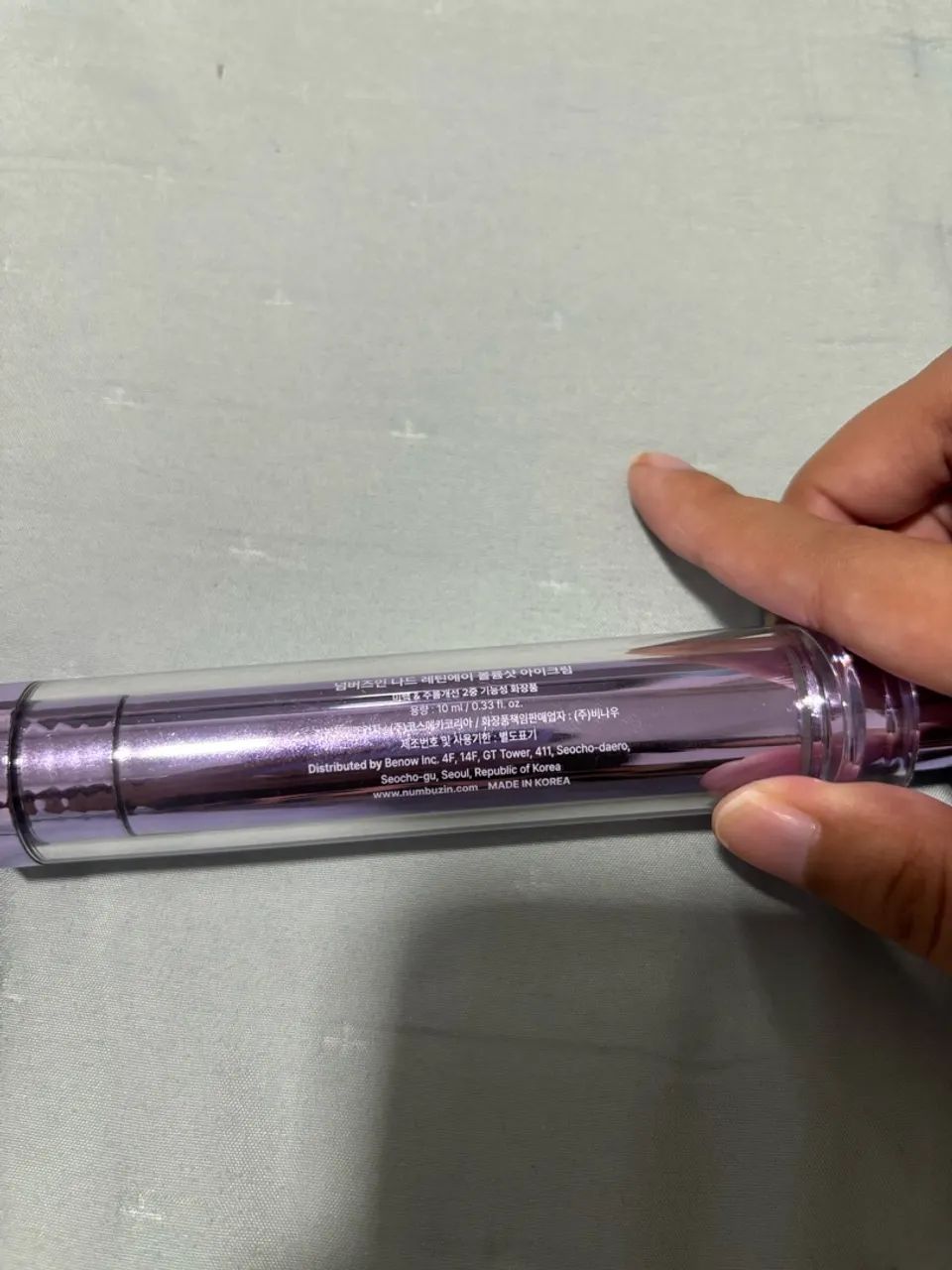 Creme para os olhos Numbuzin nad+ retinol - Foto 4