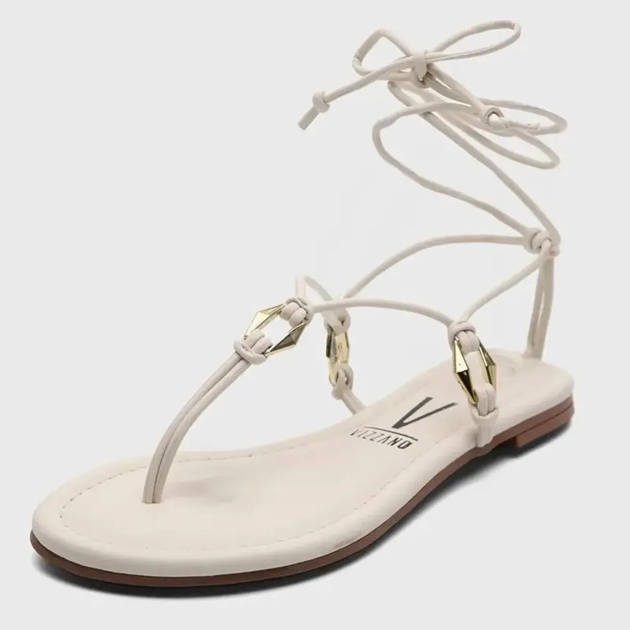 Sandália Vizzano 37 - Off White - Foto 5