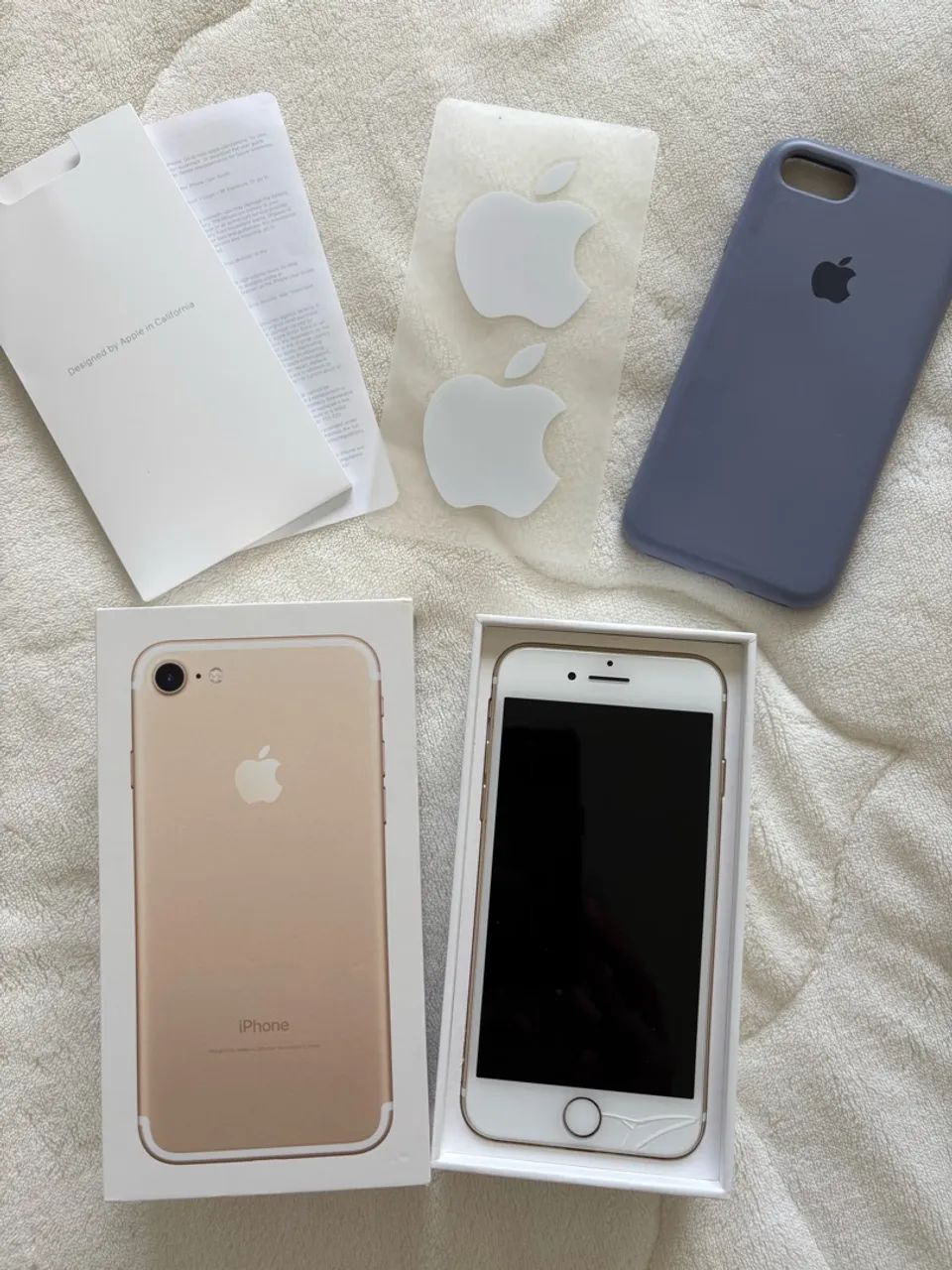 iPhone 7, Cor Rose Gold, 32GB, Completo - Foto 2