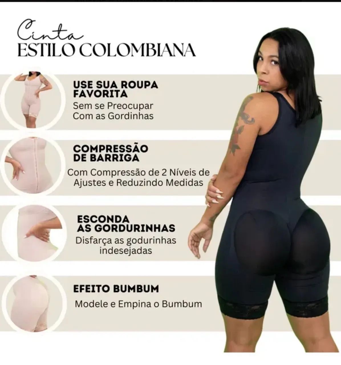 Cinta modeladora levanta bumbum - Foto 2