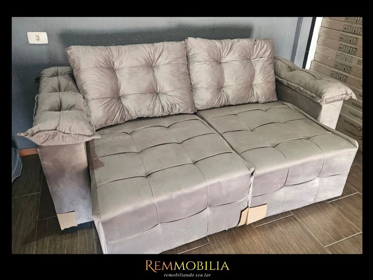SOFÁ RETRÁTIL NOVO / ENTREGAMOS  - Foto 5