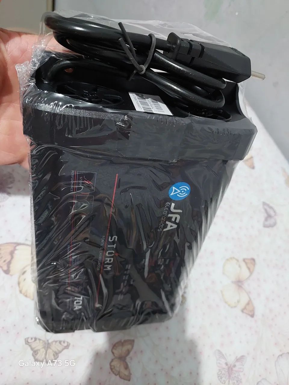 Vendo fonte jfa 70ah nova sem uso  - Foto 4