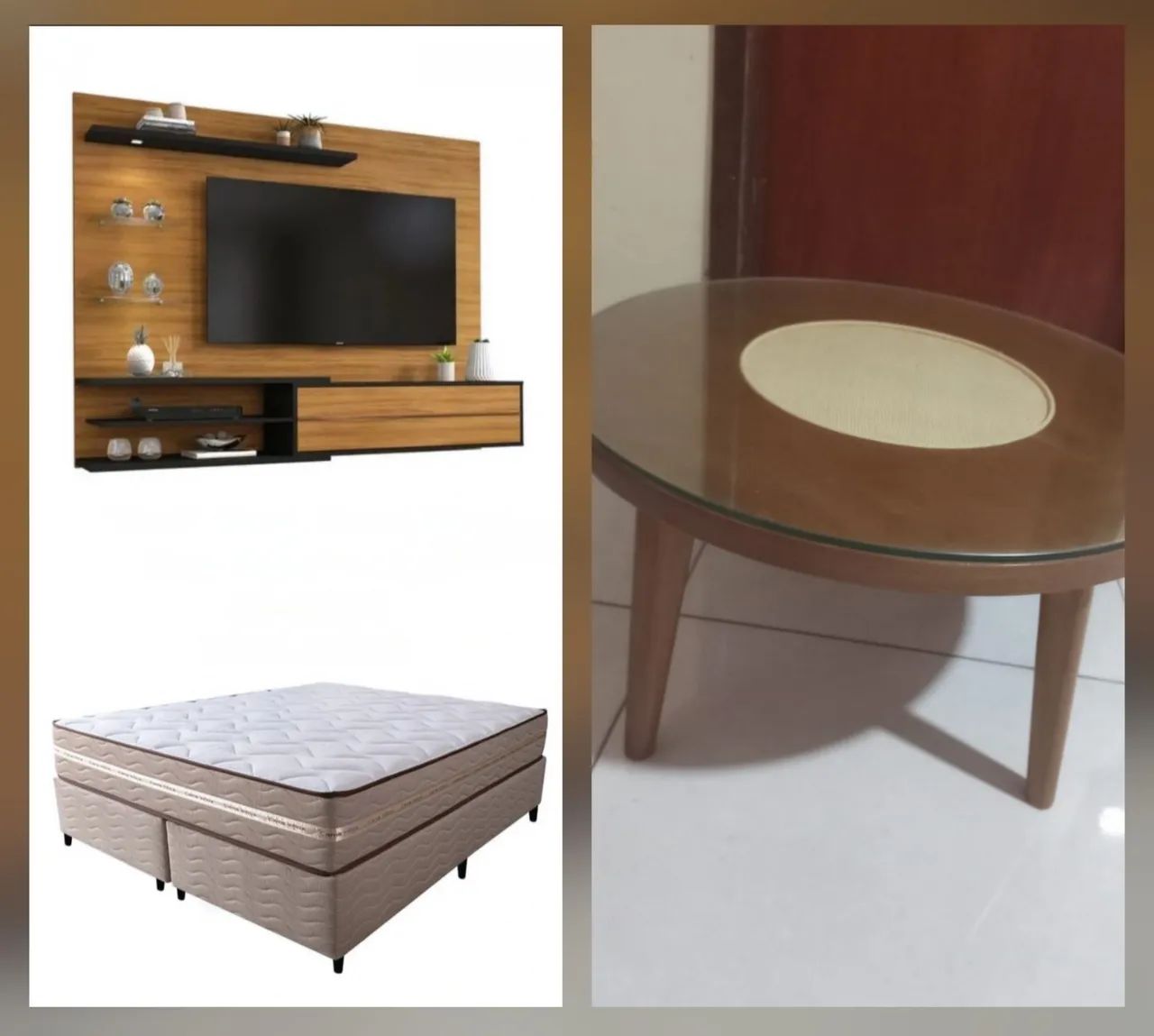 Cama Queen Rack mesinha65204502773377120