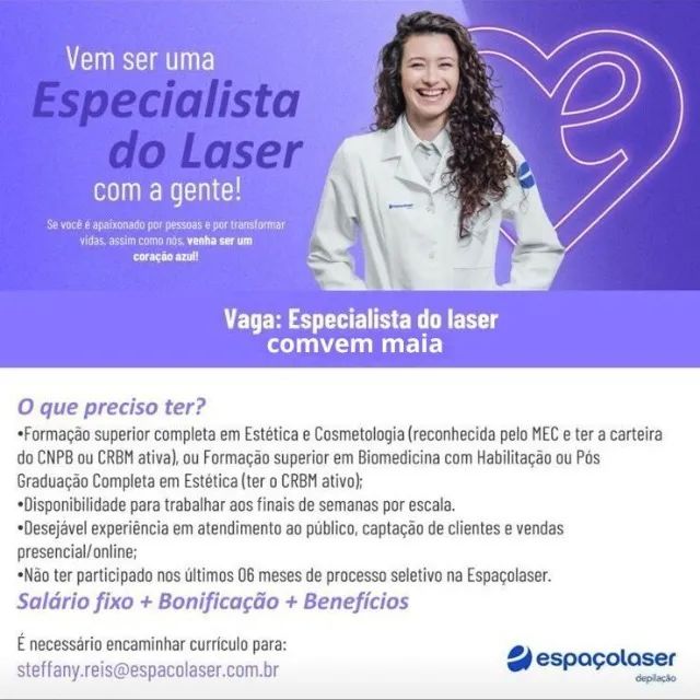 especialista do laser