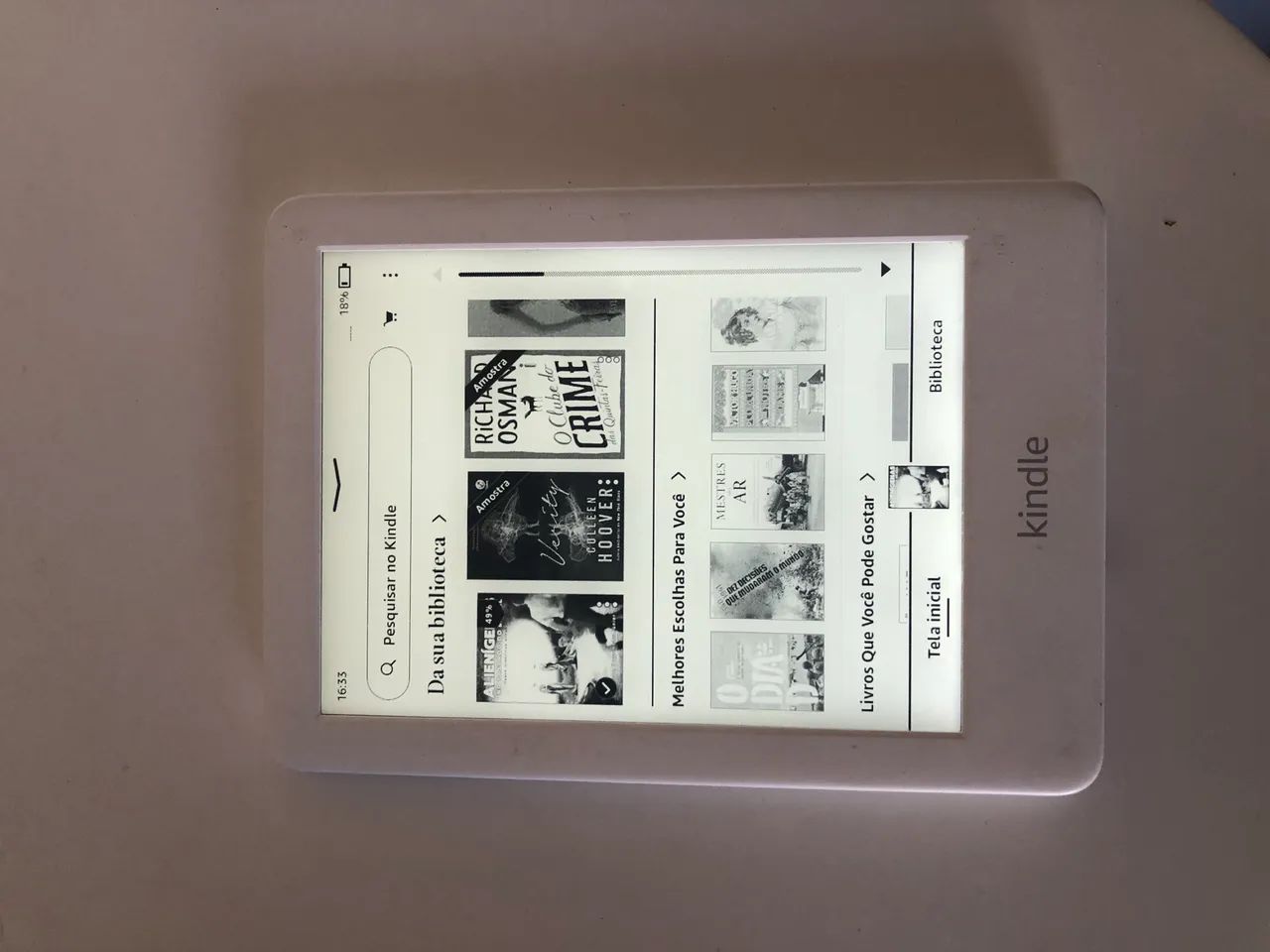 Kindle 10ª geração branco  - Foto 3