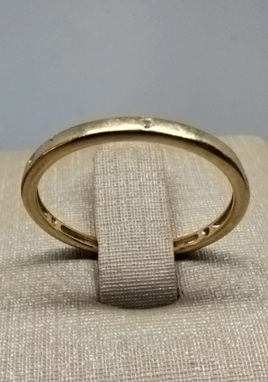 Aliança vivara, ouro 18k e diamantes, aro 14,5 - Foto 2