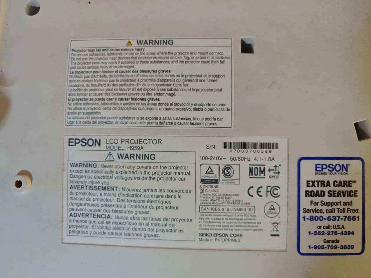 Projetor Epson Home Cinema 3800 4k Uhd 3000 Lúmens - Foto 4