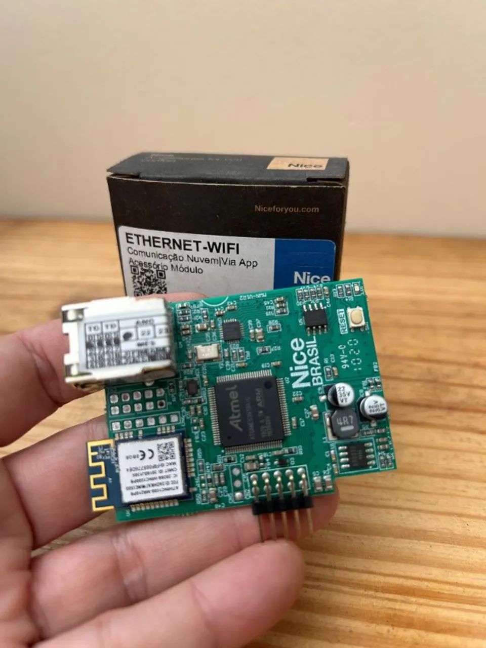 Módulo Ethernet/Wi-Fi Nice Brasil - Controle seu Alarme pelo Celular! - Foto 2