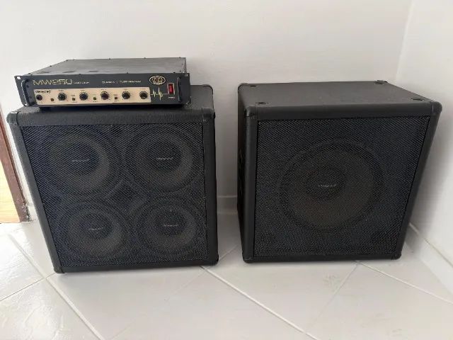Amplificador de baixo caixas e cabeçote  - Foto 3