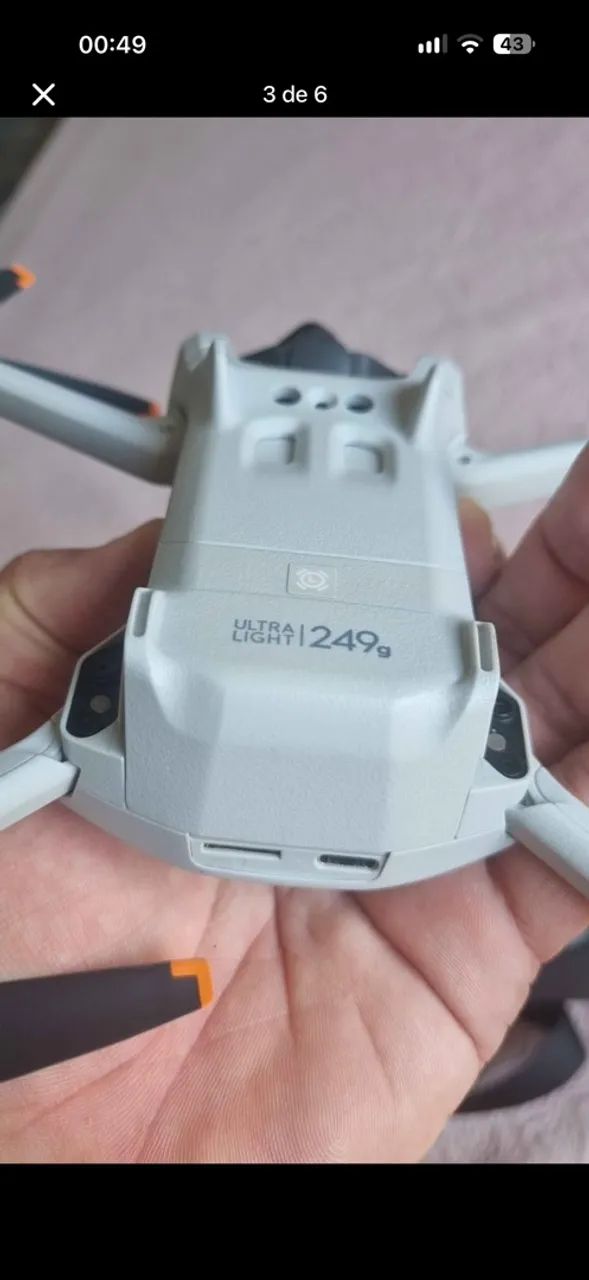 Mini 3 controle com tela seminovo sem detalhes  - Foto 5