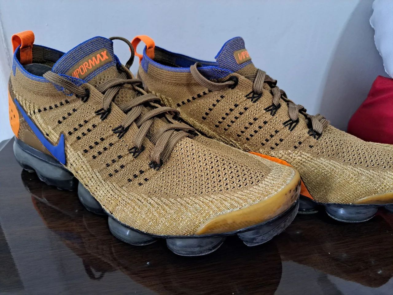 VaporMax Marrom com Laranja tam 42 - Foto 2