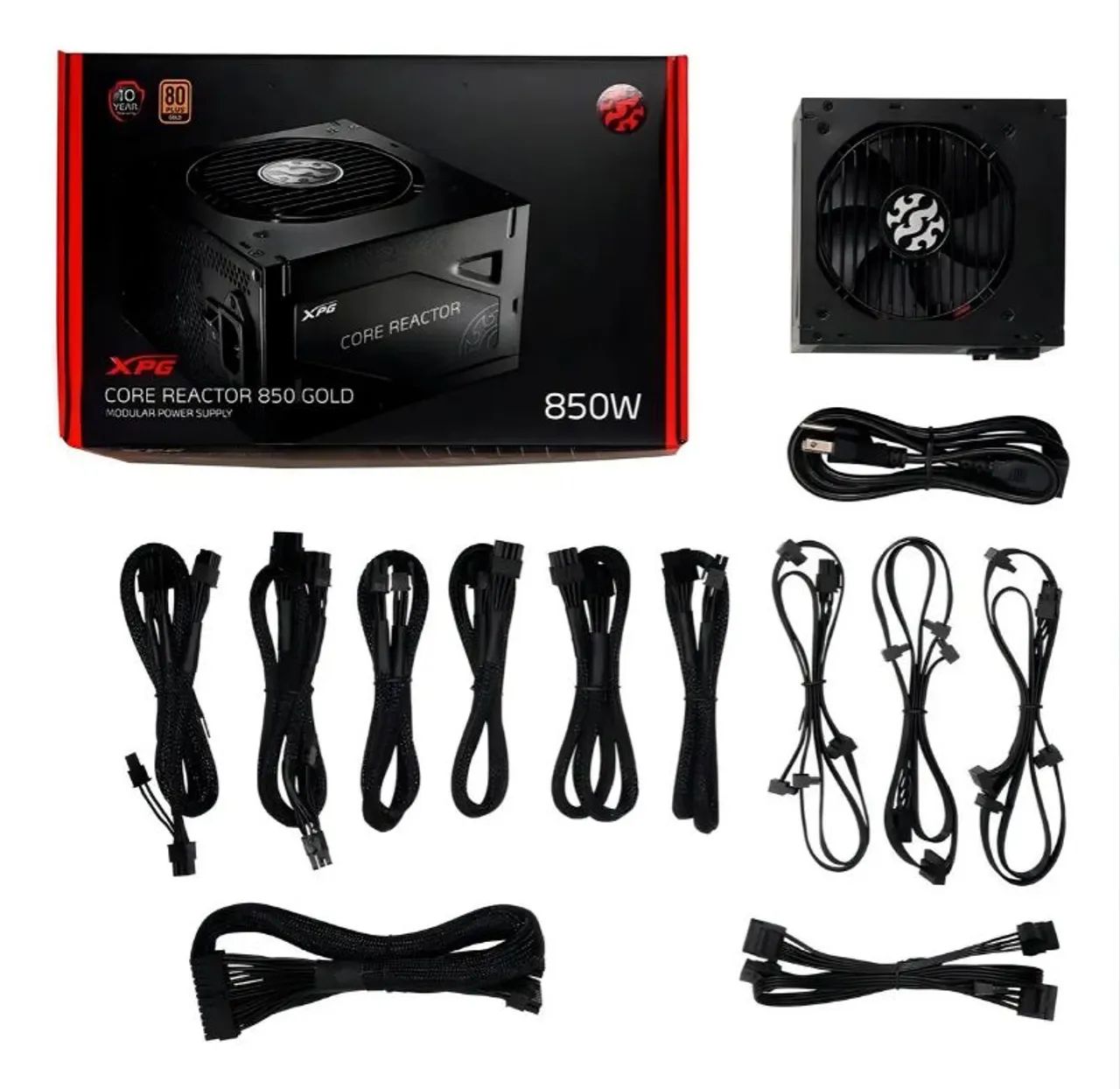 FONTE XPG CORE REACTOR 850W 80 PLUS GOLD - Foto 4