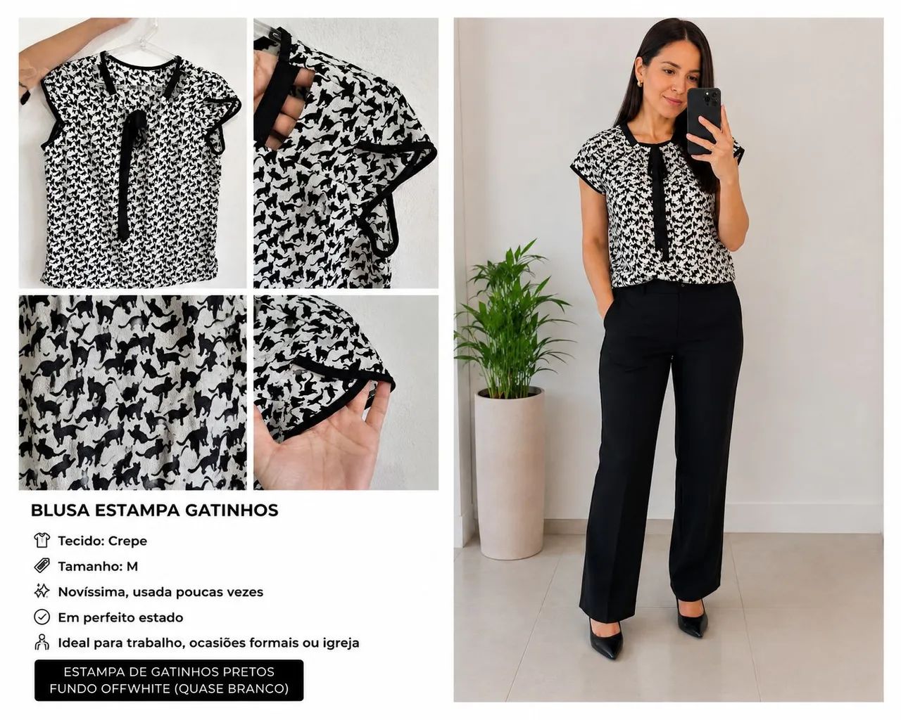 Blusa Crepe P