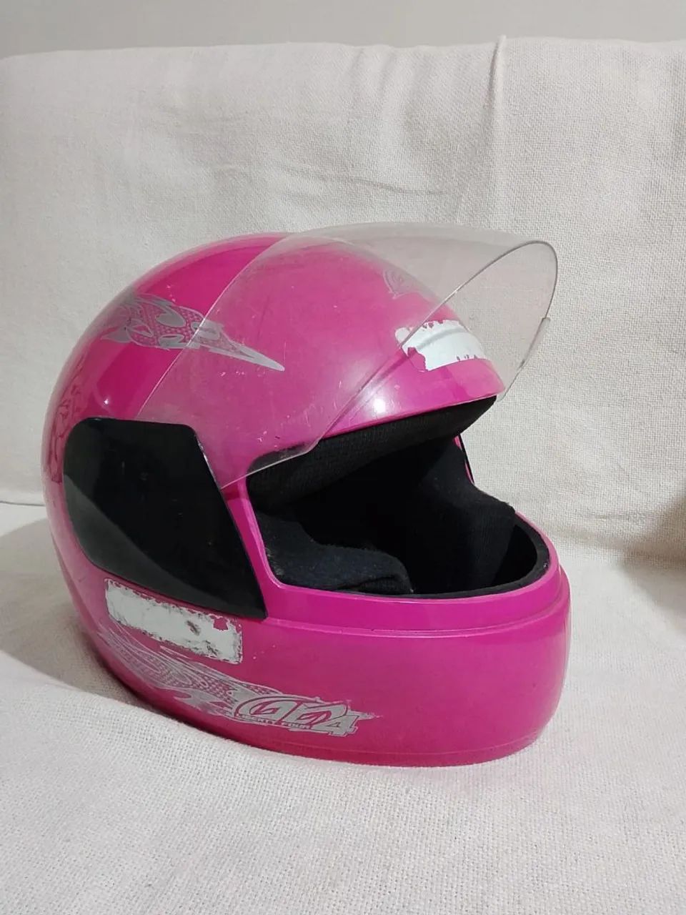 Capacete rosa
