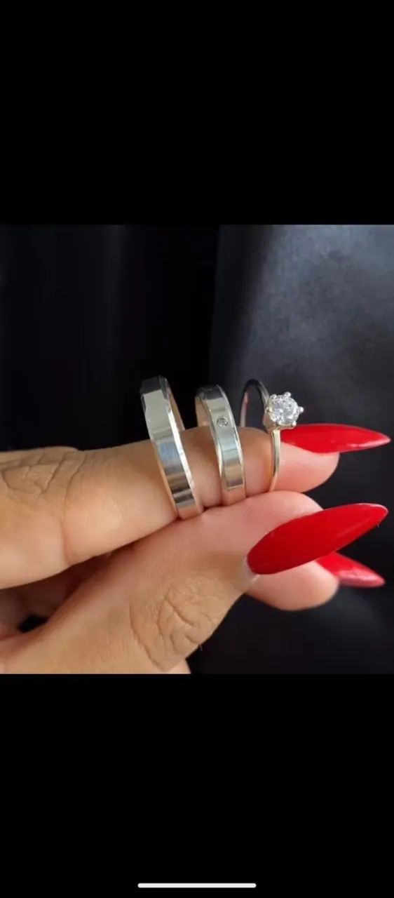 ALIANÇAS EM PRATA  - Foto 4