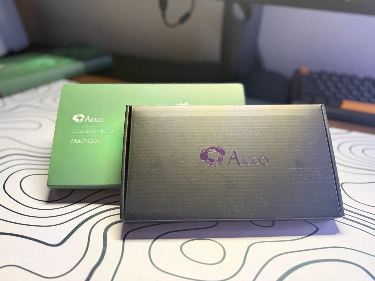 Switch Akko Matcha Green Linear 50gf - Kit 90 Unidades - Foto 5