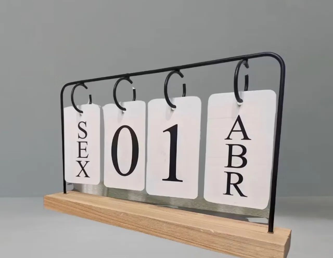 Calendário de mesa
